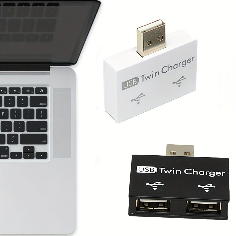 Laptop Accessories Usb - USB2.0 الفاصل 1 ذكر إلى 2