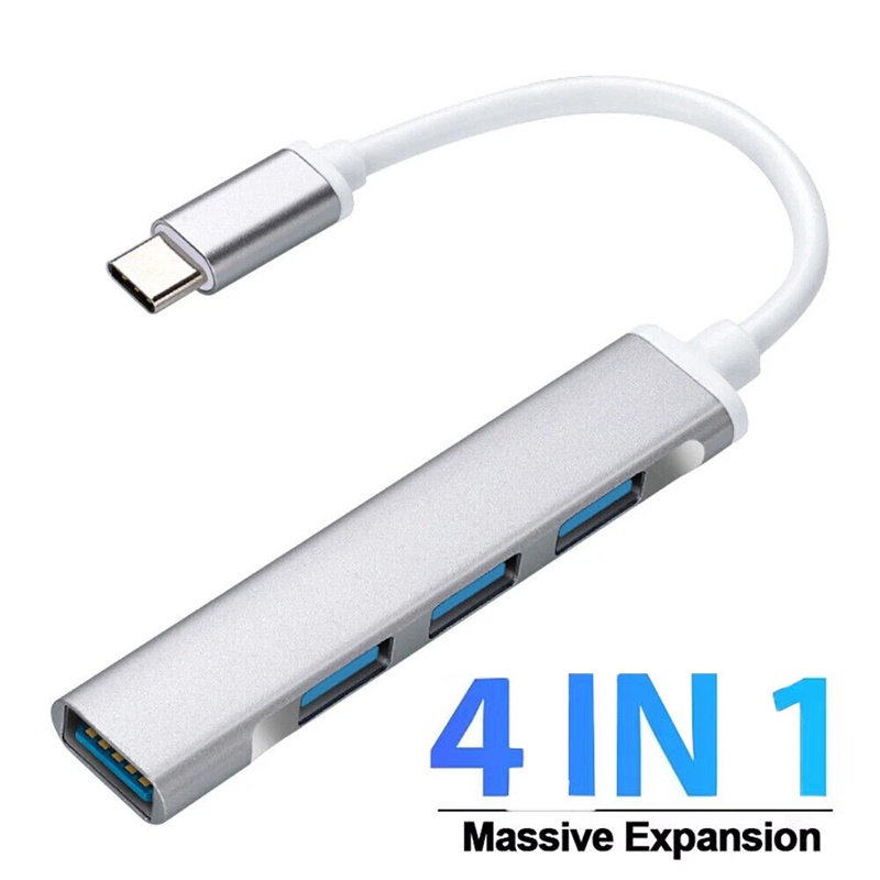 Laptop Accessories Usb - موزع موصل Type-C متعدد الوظائف 4