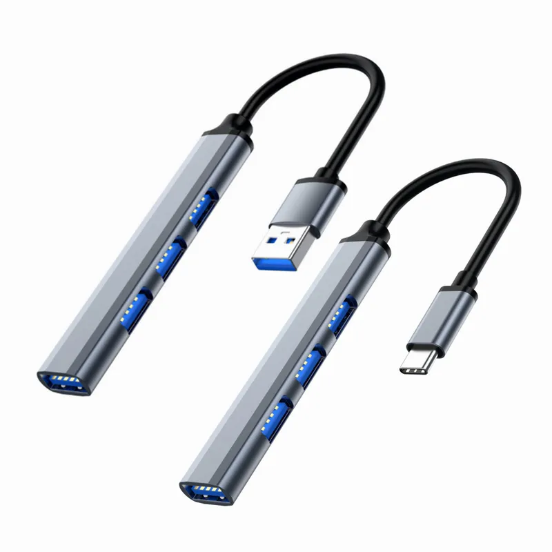 Laptop Accessories Usb - 4-Port USB-C Hub 3.0/3.1-Multi-Device Splitter OTG