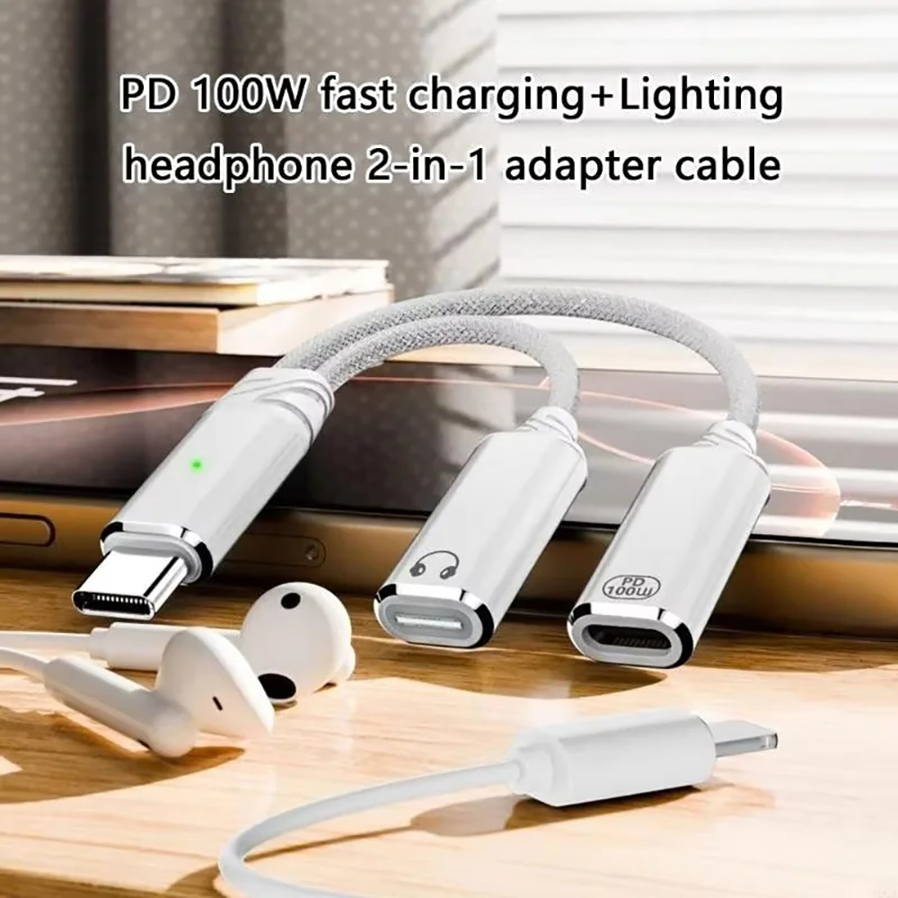 محول USB C 2 في 1 لسماعات الرأ - مراجعة Laptop Accessories Usb وسعره