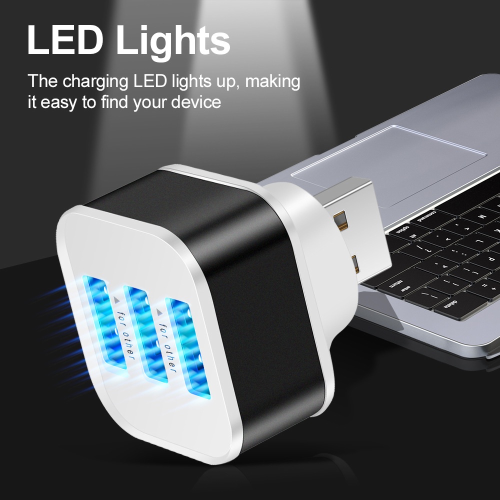 3 منافذ USB فتحات محول USB 3 ف - مراجعة Laptop Accessories Usb وسعره
