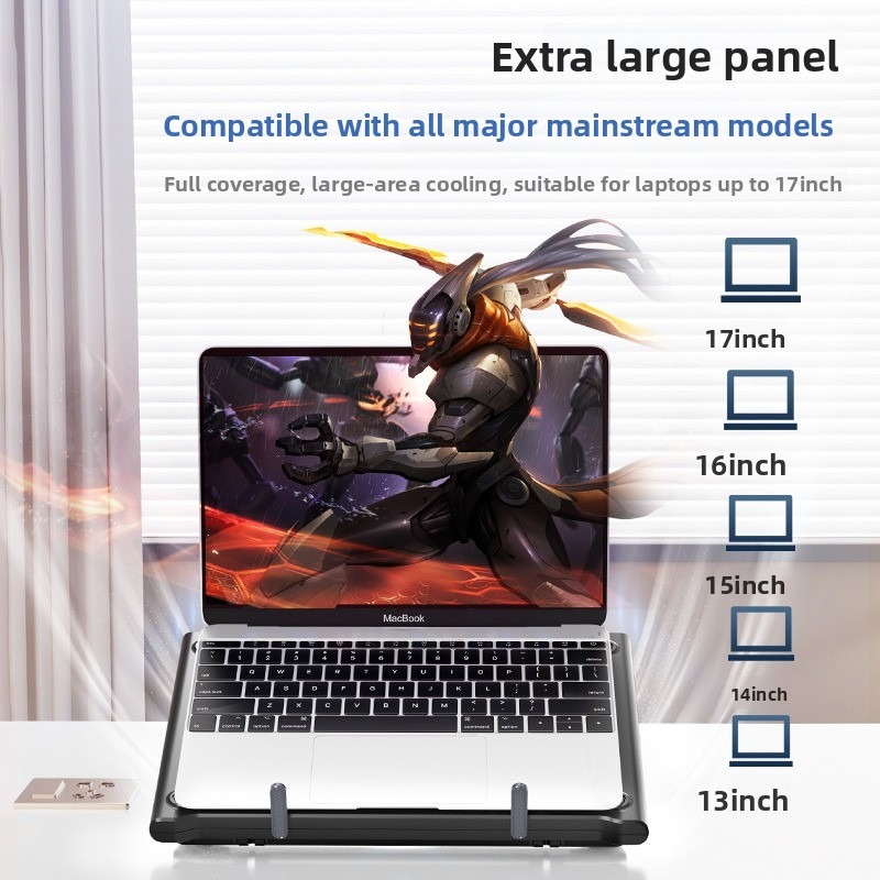لوحة تبريد للابتوب، مروحة تورب - مراجعة Laptop Accessories Cooling Pad وسعره