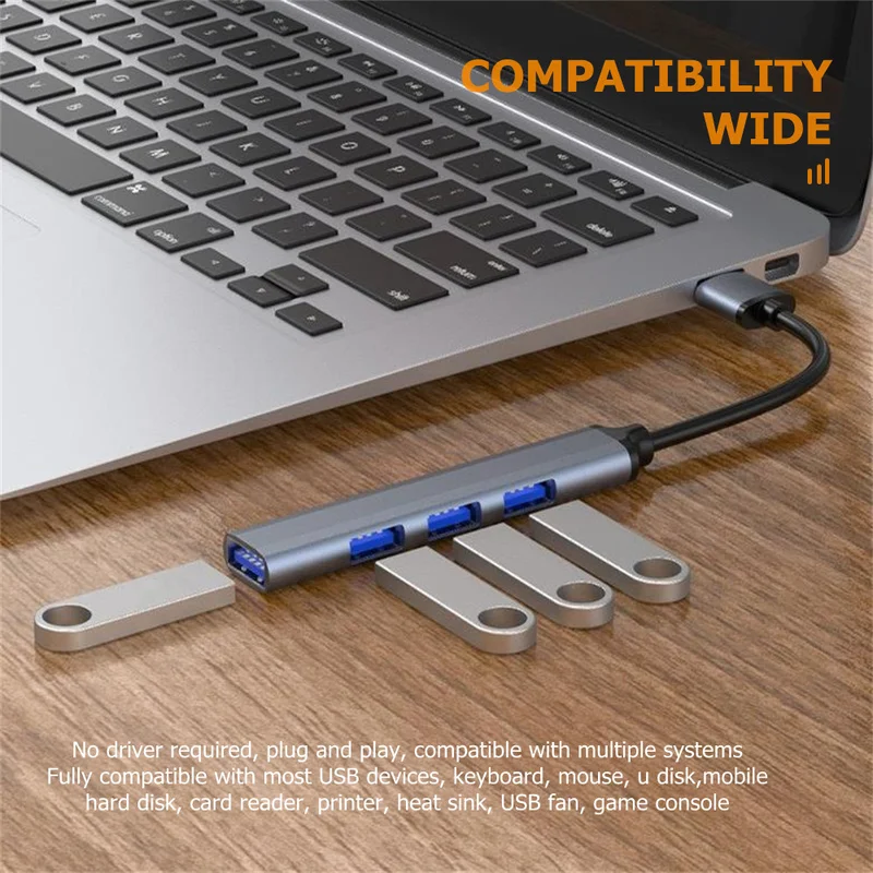 4-Port USB-C Hub 3.0/3.1-Multi - مراجعة Laptop Accessories Usb وسعره