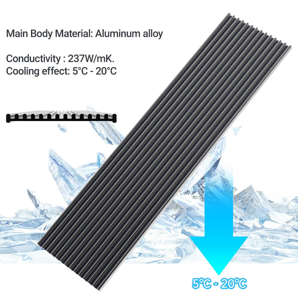 مبدد حرارة JEYI M.2 SSD، مشعاع - مراجعة Laptop Accessories Cooling Pad وسعره
