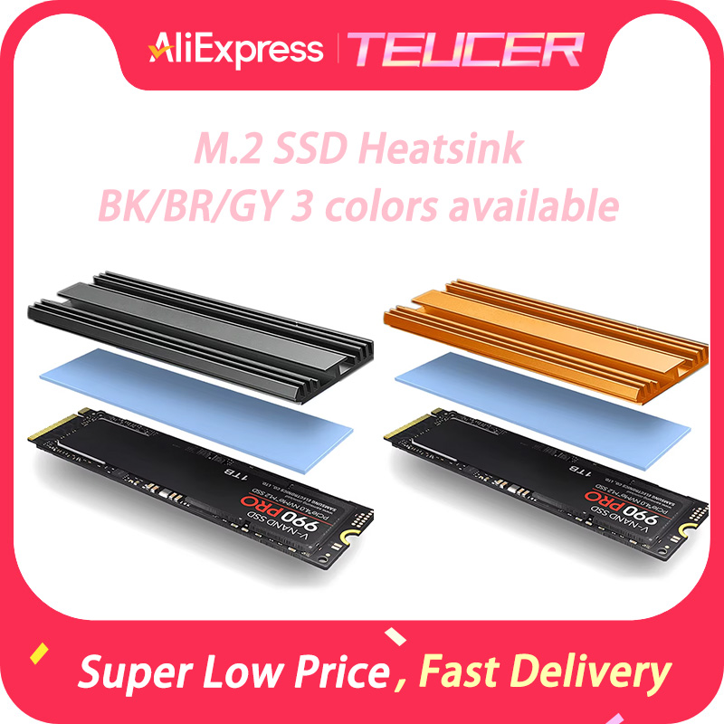 مبرد ألومنيوم TEUCER M2 2280 ل - مراجعة Laptop Accessories Cooling Pad وسعره