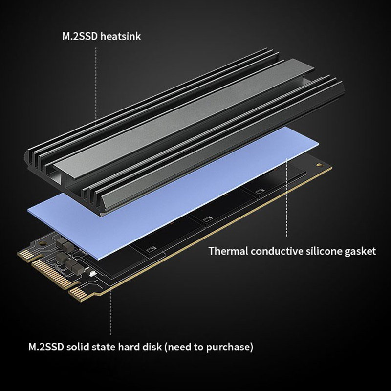 مبرد ألومنيوم TEUCER M2 2280 ل - مراجعة Laptop Accessories Cooling Pad وسعره