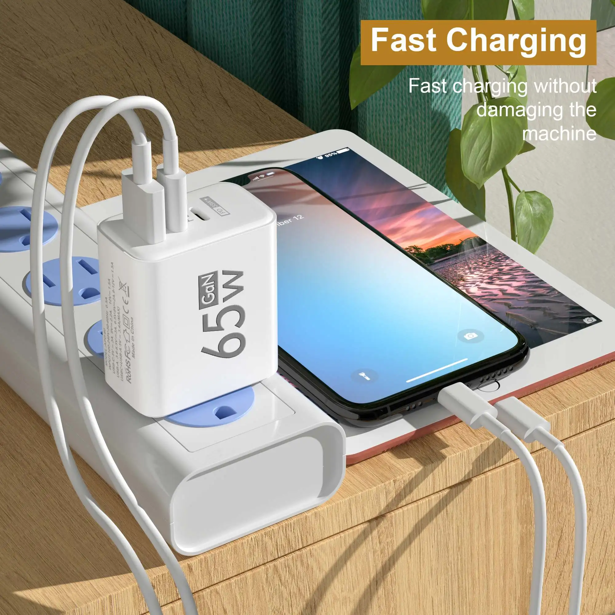 شاحن حائط قابل للطي بقوة 65 وا - مراجعة Laptop Accessories Usb وسعره
