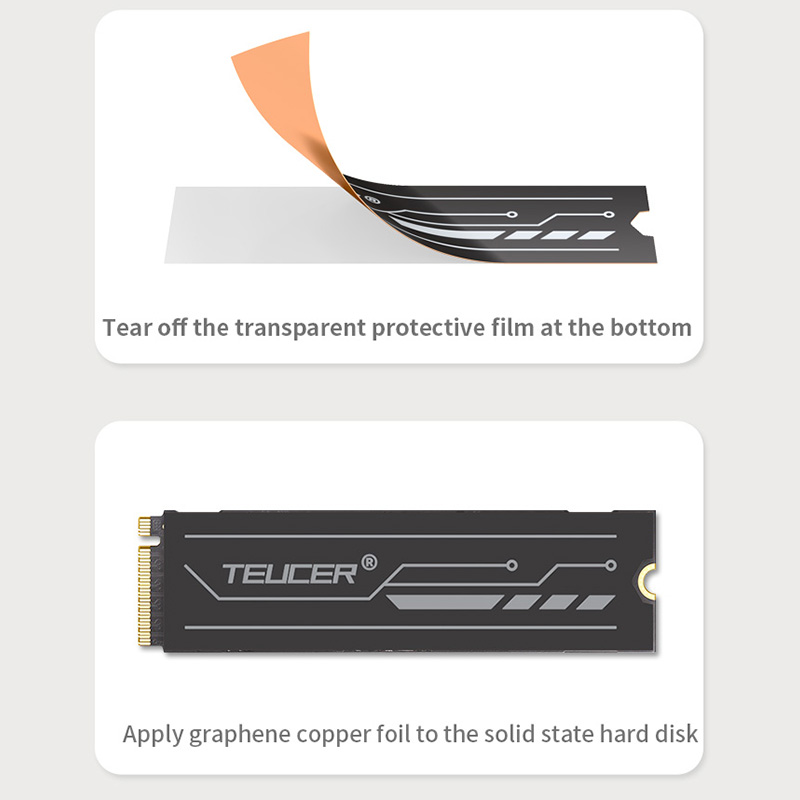 TEUCER Graphene M.2 SSD بالوعة - مراجعة Laptop Accessories Cooling Pad وسعره